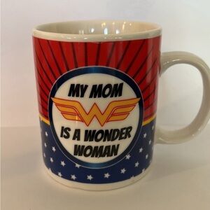 NEW IN Box “My Mom Is A Wonder Woman” mug. Perfect for any occasion